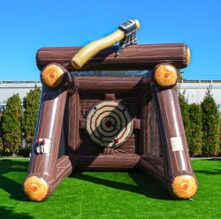 Giant Inflatable Axe Throwing Game